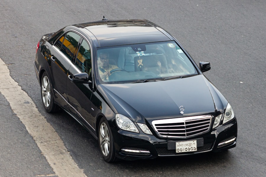 Mercedes-Benz luxury sedan used for CXO corporate travel